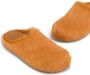 Marni Fussbett Sabot slippers met kalfshaar Oranje - Thumbnail 5