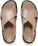 Marni Fussbet leren sandalen Beige - Thumbnail 4