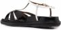 Marni Fussbett sandalen met bloemapplicatie Zwart - Thumbnail 11