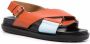Marni Fussbett sandalen met gekruiste bandjes Oranje - Thumbnail 3