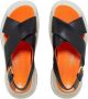 Marni Fussbett sandalen met plateauzool Zwart - Thumbnail 4