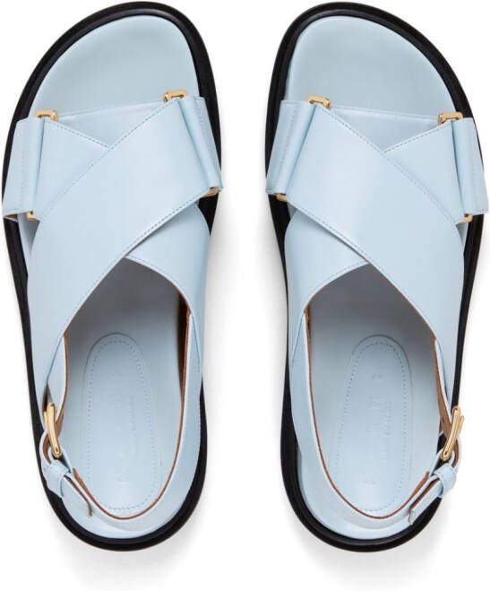 Marni Fussbett sandalen Blauw