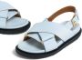 Marni Fussbett sandalen Blauw - Thumbnail 5