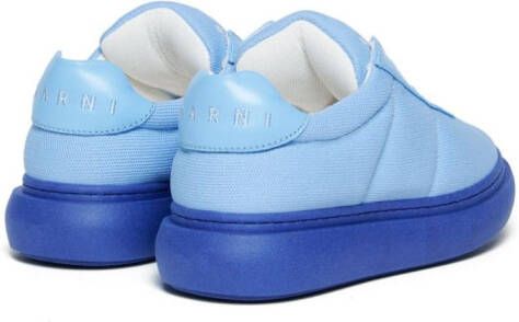 Marni Kids Sneakers met colourblocking Blauw