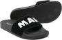 Marni Kids Badstof sandalen met logo jacquard Zwart - Thumbnail 2