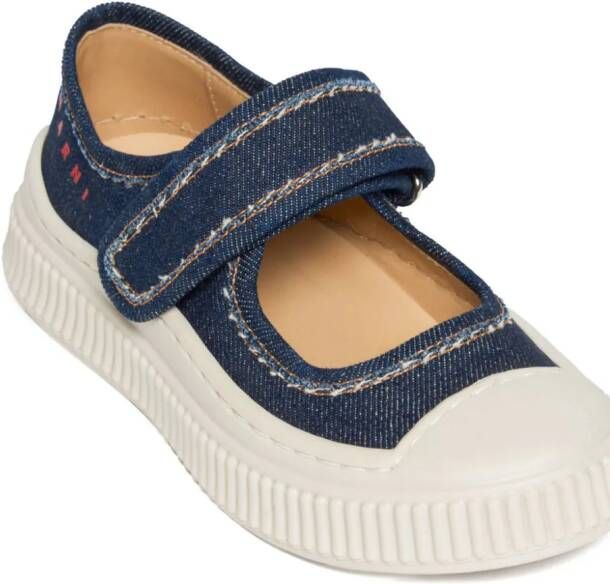 Marni Kids Pablo Mary Jane spijker sneakers Blauw