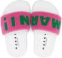 Marni Kids Slippers met logo jacquard Roze - Thumbnail 3