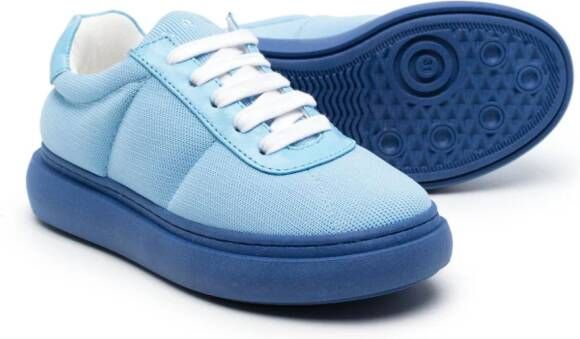 Marni Kids Tweekleurige sneakers Blauw