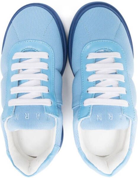 Marni Kids Tweekleurige sneakers Blauw
