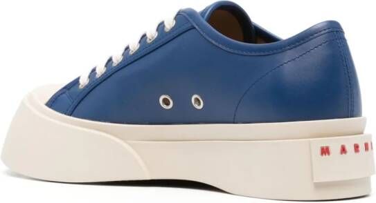 Marni Leren sneakers Blauw