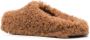 Marni Fussbet Sabot lammy slippers Bruin - Thumbnail 4