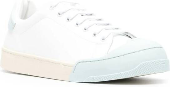 Marni Leren sneakers Beige