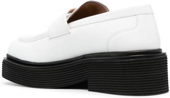 Marni Loafers met piercing detail Wit