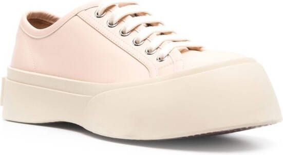 Marni Leren sneakers Roze