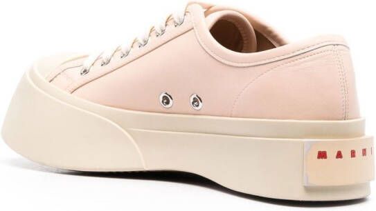 Marni Leren sneakers Roze