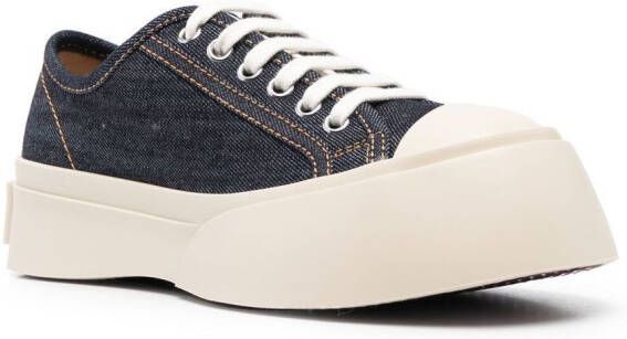 Marni Pablo denim sneakers Blauw