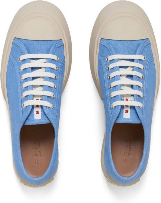 Marni Pablo low-top canvas sneakers Blauw