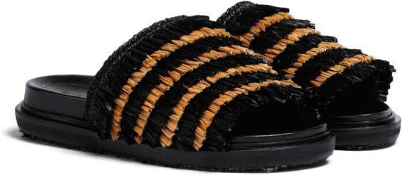 Marni Sandalen met open neus Zwart