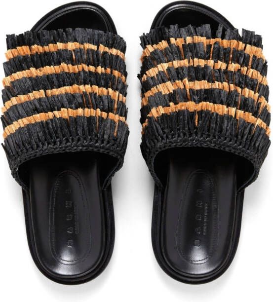 Marni Sandalen met open neus Zwart