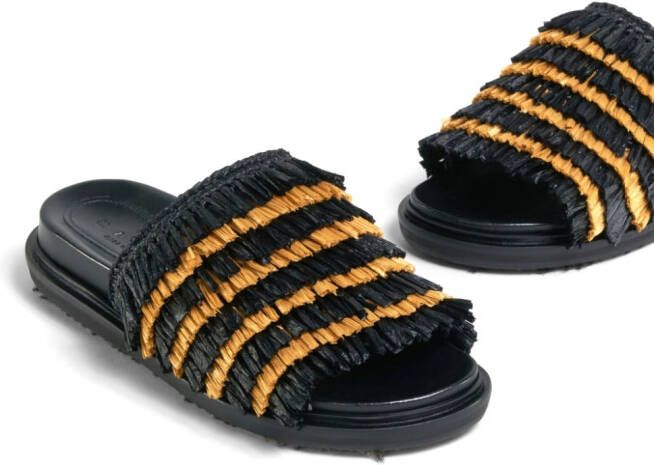 Marni Sandalen met open neus Zwart