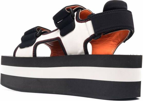 Marni Sandalen met plateauzool Wit