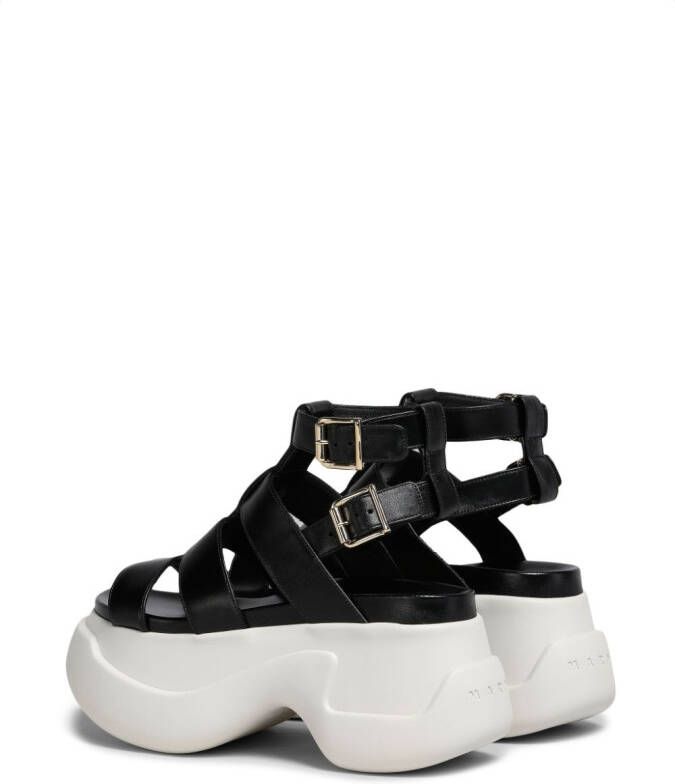 Marni Sandalen met plateauzool Zwart