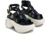 Marni Sandalen met plateauzool Zwart - Thumbnail 5