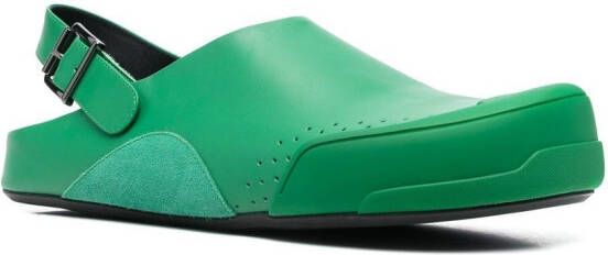 Marni Slingback sandalen Groen