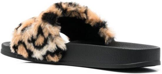 Marni Slippers met geborduurd logo Beige