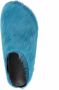 Marni Fussbett Sabot slippers met kalfshaar Blauw - Thumbnail 8