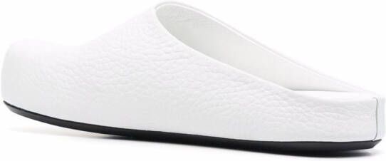Marni Slippers met logo Wit