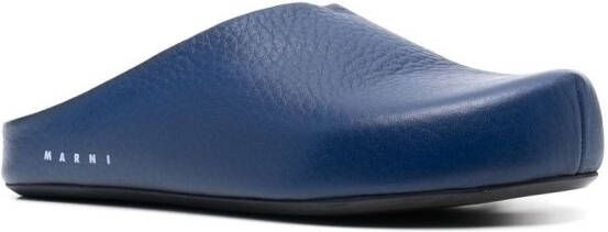 Marni Slippers met textuur Blauw