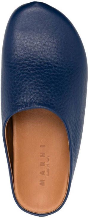 Marni Slippers met textuur Blauw