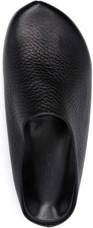 Marni Slippers met textuur Zwart