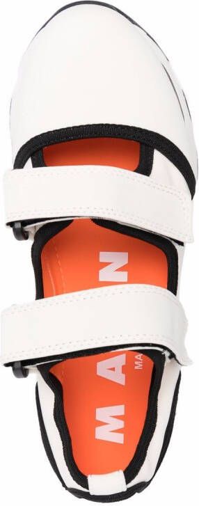 Marni Sneakers met dubbele bandjes Beige