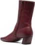 Marsèll 45mm square-toe leather boots Rood - Thumbnail 3