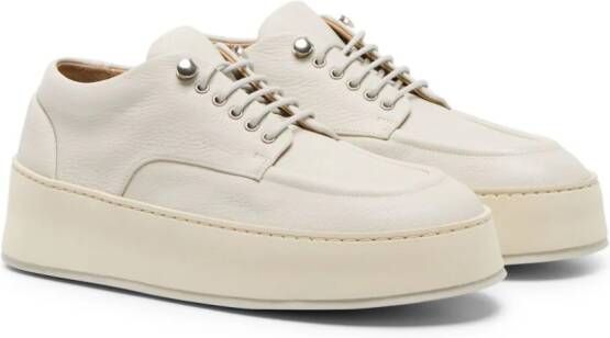 Marsèll Cassapana sneakers met plateauzool Beige