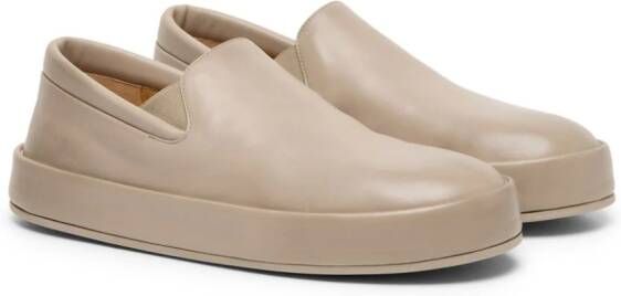 Marsèll Cassapelle leren slippers Beige