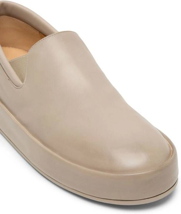 Marsèll Cassapelle leren slippers Beige