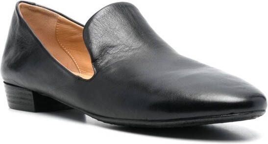 Marsèll Coltellino leren loafers Zwart