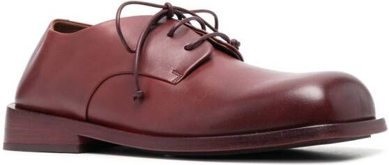 Marsèll Derby schoenen met vierkante neus Rood