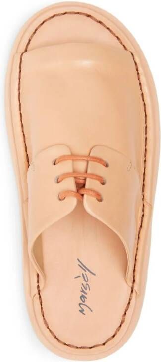 Marsèll Sanpomice leren sandalen Beige