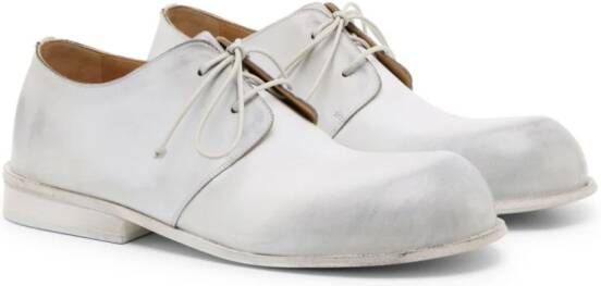 Marsèll Muso leren derby schoenen Wit