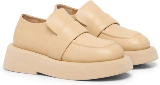 Marsèll Musona chunky leren loafers Beige