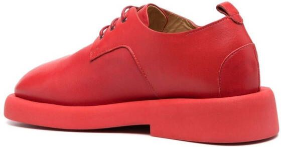 Marsèll Oxford leren veterschoenen Rood