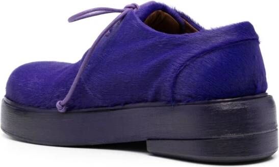 Marsèll Oxford schoenen met kalfshaar Blauw