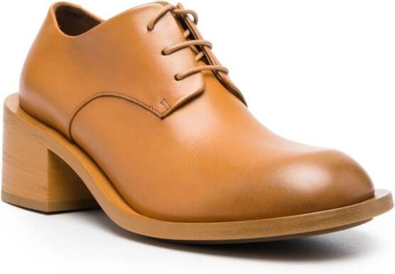 Marsèll Oxford schoenen met blokhak Bruin