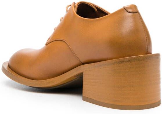 Marsèll Oxford schoenen met blokhak Bruin