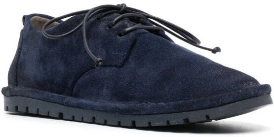 Marsèll Oxford suède veterschoenen Blauw