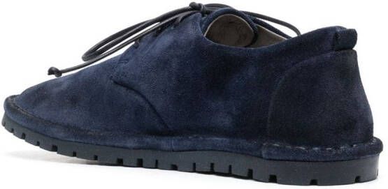 Marsèll Oxford suède veterschoenen Blauw